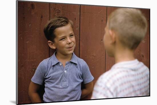 Boys Sharing Secrets-William P^ Gottlieb-Mounted Photographic Print