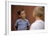 Boys Sharing Secrets-William P. Gottlieb-Framed Photographic Print