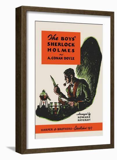 Boys' Sherlock Holmes-Charles Livingston Bull-Framed Art Print