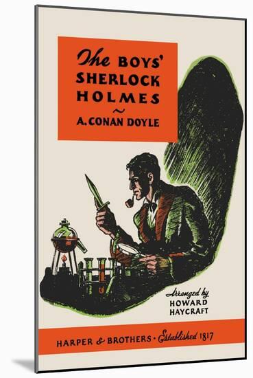 Boys' Sherlock Holmes-Charles Livingston Bull-Mounted Art Print