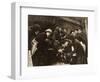 Boys Shooting Craps, C1910-Lewis Wickes Hine-Framed Photographic Print