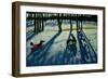 Boys Sledging, Allestree Park, Derby-Andrew Macara-Framed Giclee Print