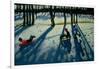 Boys Sledging, Allestree Park, Derby-Andrew Macara-Framed Giclee Print