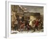 Boys Snowballing, 1853-William Henry Knight-Framed Giclee Print