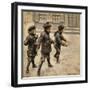 Boys Snowballs-Vintage Apple Collection-Framed Giclee Print