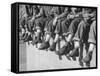 Boys Sporting Their Latest Fad of Wearing G.I. Shoes Which They Call "My Old Lady's Army Shoes"-Alfred Eisenstaedt-Framed Stretched Canvas