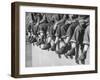 Boys Sporting Their Latest Fad of Wearing G.I. Shoes Which They Call "My Old Lady's Army Shoes"-Alfred Eisenstaedt-Framed Photographic Print