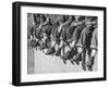 Boys Sporting Their Latest Fad of Wearing G.I. Shoes Which They Call "My Old Lady's Army Shoes"-Alfred Eisenstaedt-Framed Photographic Print