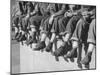 Boys Sporting Their Latest Fad of Wearing G.I. Shoes Which They Call "My Old Lady's Army Shoes"-Alfred Eisenstaedt-Mounted Photographic Print