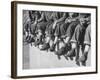 Boys Sporting Their Latest Fad of Wearing G.I. Shoes Which They Call "My Old Lady's Army Shoes"-Alfred Eisenstaedt-Framed Photographic Print