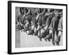 Boys Sporting Their Latest Fad of Wearing G.I. Shoes Which They Call "My Old Lady's Army Shoes"-Alfred Eisenstaedt-Framed Photographic Print