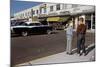 Boys Standing Alongside Strip Mall Parking Lot-William P. Gottlieb-Mounted Photographic Print