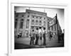 Boys Staring at Yankee Stadium-null-Framed Photographic Print