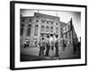 Boys Staring at Yankee Stadium-null-Framed Photographic Print