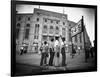 Boys Staring at Yankee Stadium-null-Framed Photographic Print