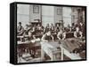 Boys Tailoring Class at Highbury Truant School, London, 1908-null-Framed Stretched Canvas