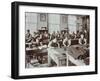 Boys Tailoring Class at Highbury Truant School, London, 1908-null-Framed Premium Photographic Print