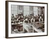 Boys Tailoring Class at Highbury Truant School, London, 1908-null-Framed Photographic Print