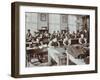 Boys Tailoring Class at Highbury Truant School, London, 1908-null-Framed Photographic Print