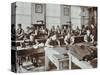 Boys Tailoring Class at Highbury Truant School, London, 1908-null-Stretched Canvas