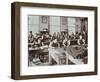 Boys Tailoring Class at Highbury Truant School, London, 1908-null-Framed Photographic Print