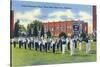 Boys Town, Nebraska - Father Flanagan's Boys' Home Marching Band-Lantern Press-Stretched Canvas