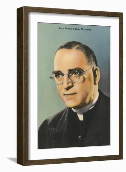 Boys Town's Father Flannagan-null-Framed Art Print