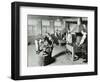 Boys Using Forges in a Blacksmiths Shop, Beaufoy Institute, London, 1911-null-Framed Photographic Print