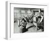 Boys Using Forges in a Blacksmiths Shop, Beaufoy Institute, London, 1911-null-Framed Photographic Print