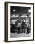 Boys Watching Postal Workers Sorting Mail-Nina Leen-Framed Photographic Print