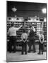 Boys Watching Postal Workers Sorting Mail-Nina Leen-Mounted Photographic Print