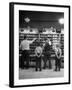 Boys Watching Postal Workers Sorting Mail-Nina Leen-Framed Photographic Print