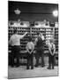 Boys Watching Postal Workers Sorting Mail-Nina Leen-Mounted Photographic Print