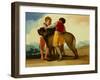 Boys with a Wild Dog 1786-87-Suzanne Valadon-Framed Giclee Print