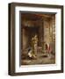 Boys with French Horn and Drum, 19th Century-J. Devaux-Framed Giclee Print
