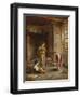 Boys with French Horn and Drum, 19th Century-J. Devaux-Framed Giclee Print