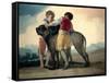 Boys with Mastiffs, 1786-Francisco de Goya-Framed Stretched Canvas