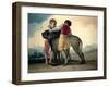 Boys with Mastiffs, 1786-Francisco de Goya-Framed Giclee Print