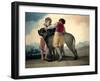 Boys with Mastiffs, 1786-Francisco de Goya-Framed Giclee Print