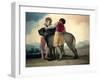 Boys with Mastiffs, 1786-Francisco de Goya-Framed Giclee Print