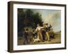 Boys with their Pets, 1841-Edmund Bristow-Framed Giclee Print