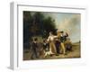 Boys with their Pets, 1841-Edmund Bristow-Framed Giclee Print