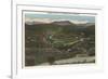 Bozeman, Montana - Bozeman Pass on Highway 10-Lantern Press-Framed Art Print