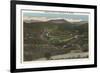 Bozeman, Montana - Bozeman Pass on Highway 10-Lantern Press-Framed Art Print