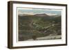 Bozeman, Montana - Bozeman Pass on Highway 10-Lantern Press-Framed Art Print