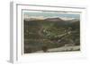 Bozeman, Montana - Bozeman Pass on Highway 10-Lantern Press-Framed Art Print
