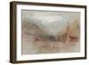 Bozen and the Dolomites-J. M. W. Turner-Framed Giclee Print