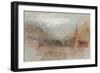 Bozen and the Dolomites-J. M. W. Turner-Framed Giclee Print