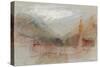 Bozen and the Dolomites-J. M. W. Turner-Stretched Canvas