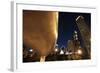 Bp Bridge at Millennium Park and Chicago Skyline at Dusk-Alan Klehr-Framed Photographic Print
